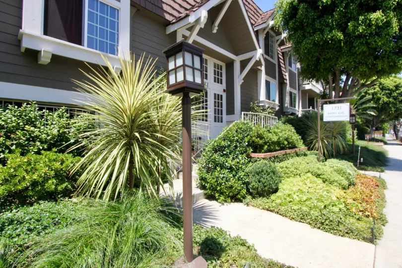 Barry Avenue Vistas west la california homes greenery brown