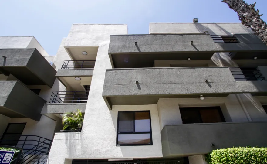 The balconies of Beloit Place in West LA