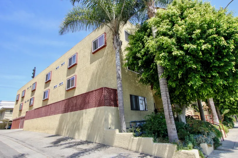 Street view of the amazingly awesome Brentwood Villas apartment, West La, California