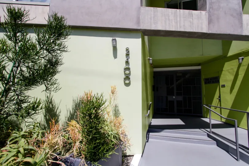 The building numbers of The Exposition in West LA