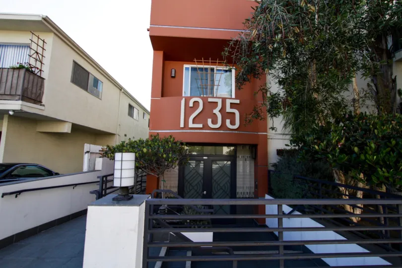 The Granville Pavilion numbering above the entrance