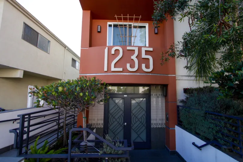 The entrance into Granville Pavilion in West LA