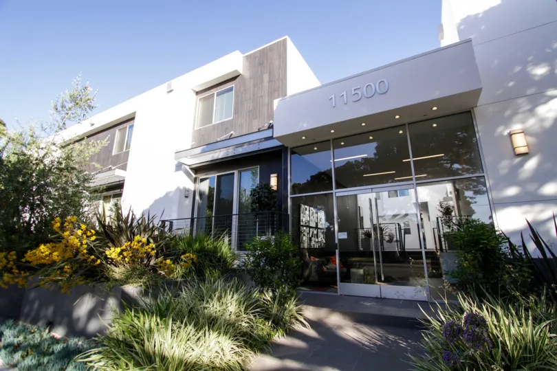 The building of National Modern Living located in West LA