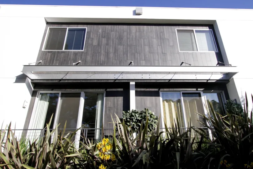 The front of a unit within National Modern Living