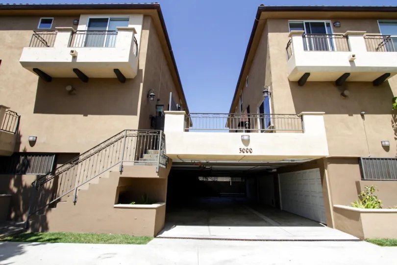The private parking for villas within National Villas