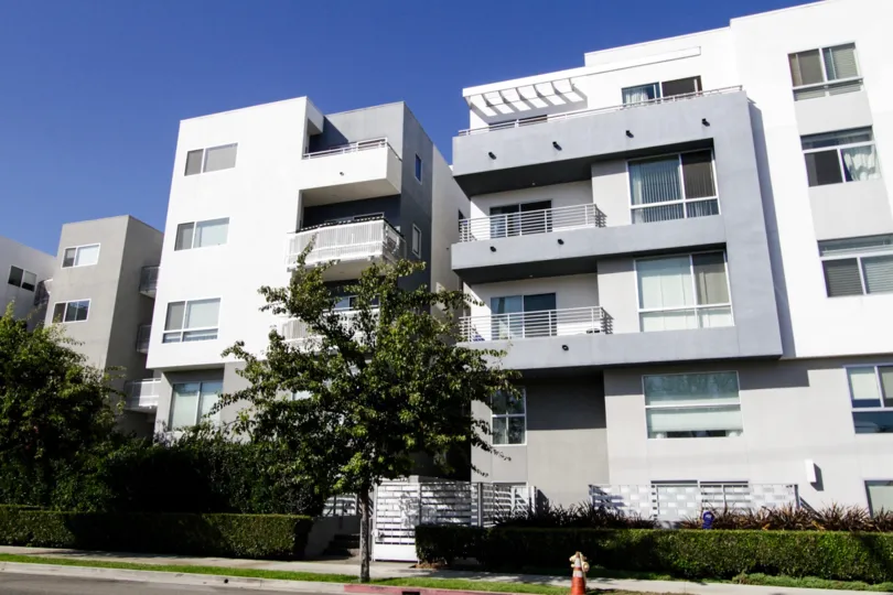 The view of Soho Square located in West LA