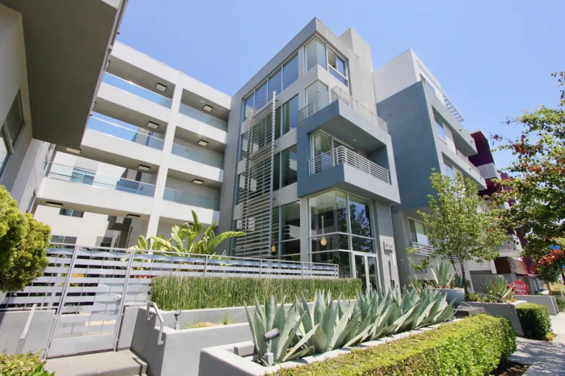 Awesome building of St Johns Wood her surrounding greenery, West La, California