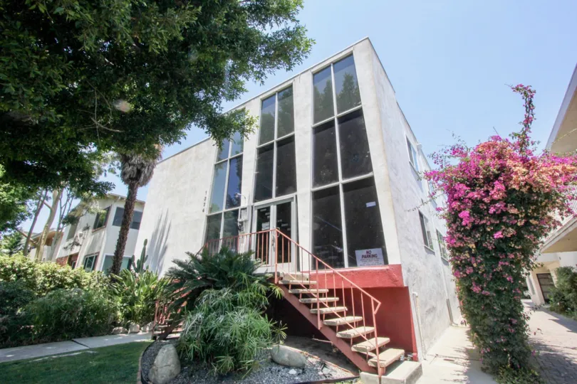 Beautiful and impressive modern structure of The Carmelina, West La, California