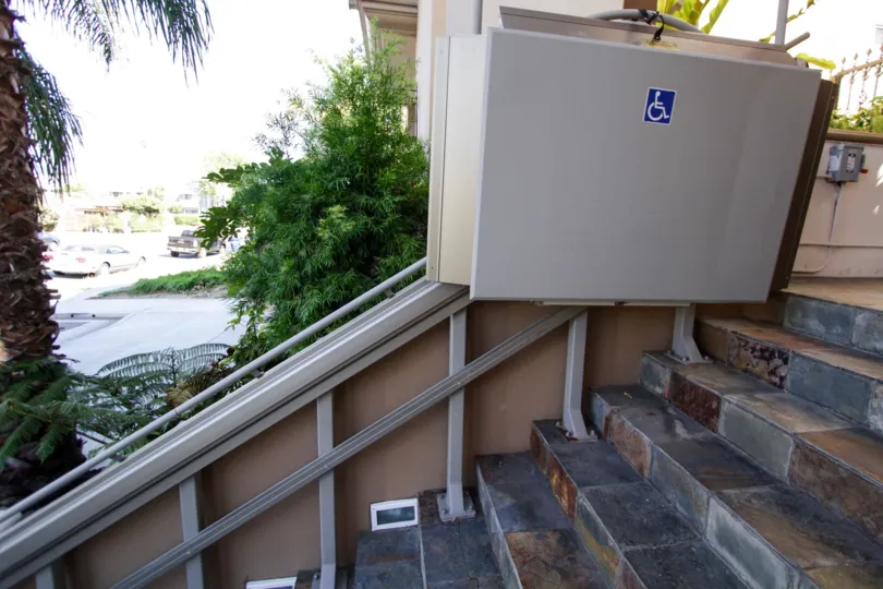 The stairs of the Tuscan Sun, complete with disabled access