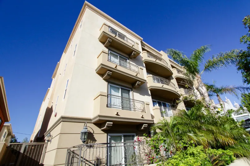 The sliding doors allowing access to balconies on the Venezia Villas