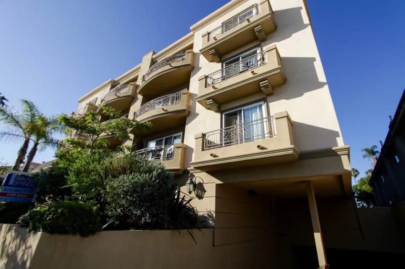 The parking for those who live at the Venezia Villas located in West LA