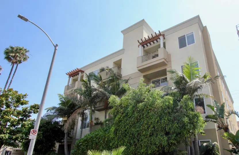 Architectural masterpiece of Westgate Rise building, West La, Calfornia