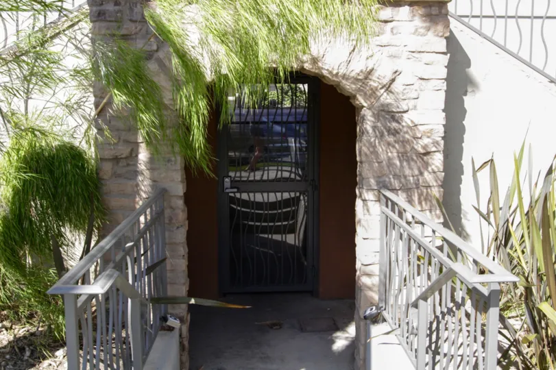 A private entrance into Westside at Barrington of West La