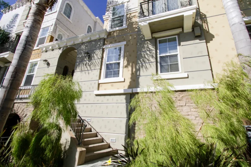 A closeup view of the Westside at Barrington building