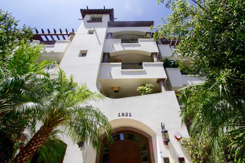 The balconies at Westwood Fairburn of West LA