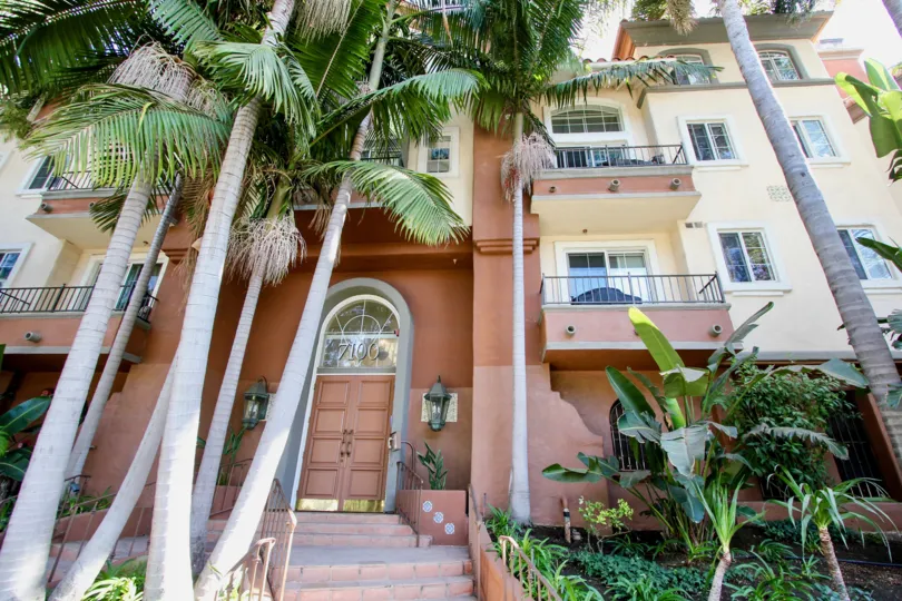 The balconies on the Capri Villas