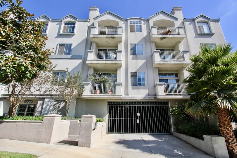 The garage for Knowlton Place residents