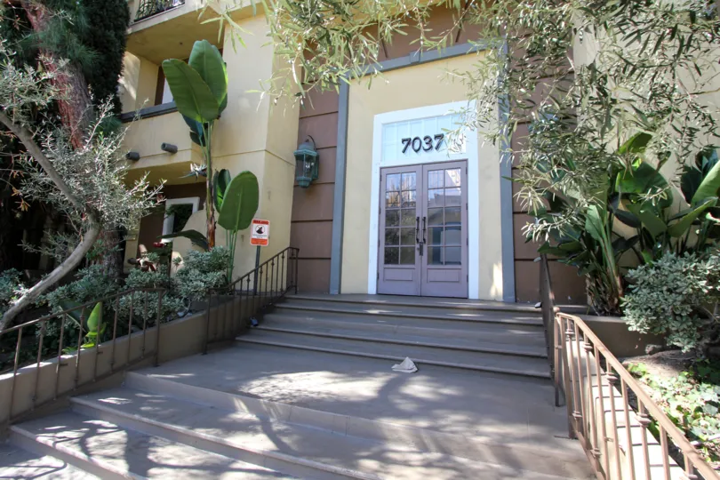 The address for the Portofino above the entrance