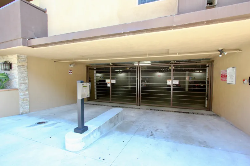 The parking at Tremont Condominiums