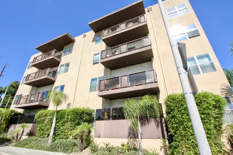 The balconies at Tremont Condominiums