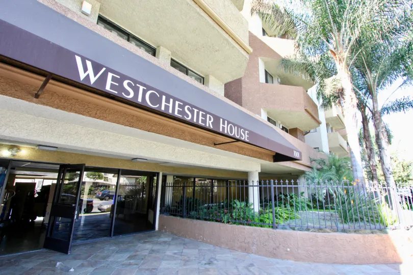 The Westchester House name above the entrance