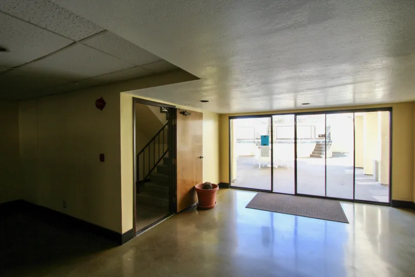 The foyer inside of the Westchester House