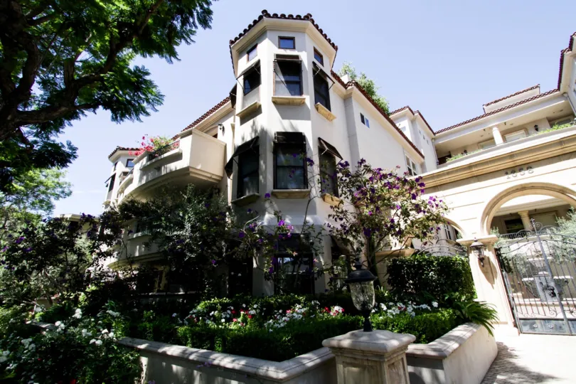 The landscaping seen at 1658 Camden in Westwood