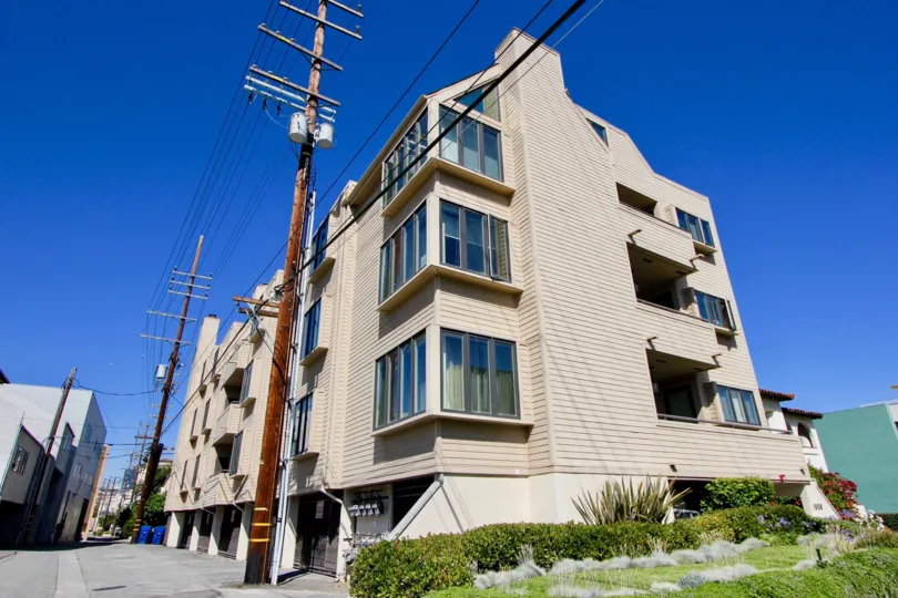 Amazing sky and beautiful street view of 1808 Manning, Westwood, California