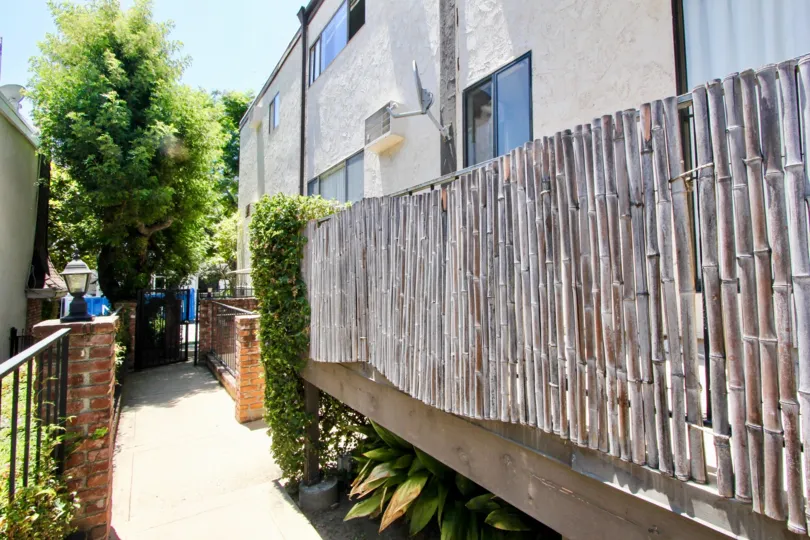 Amazingly clean walkway of 1818 Kelton, Westwood, California