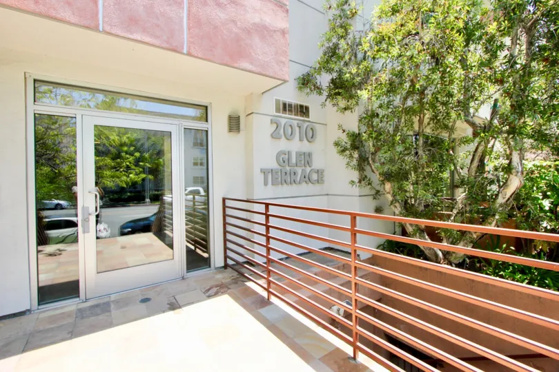 Sleek and modern styling greet you at the dooway of 2010 Beverly Glen Terrace in Westwood California.