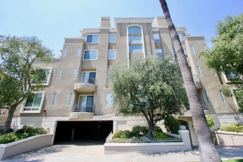 THE TREES TAKE PLACE IN THE FRONT OF THE APARTMENT. ITS VERY BEAUTIFUL SCENORY.