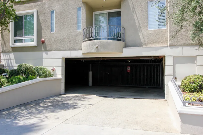 Beverly glen apartment have underground car parking facility and glass window.