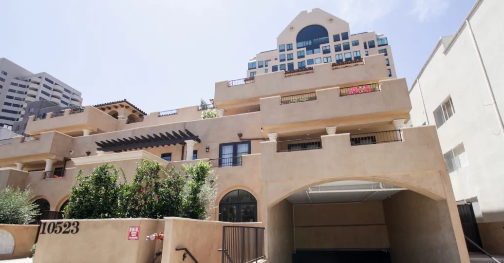 The architecture of Ashton Trieste in Westwood