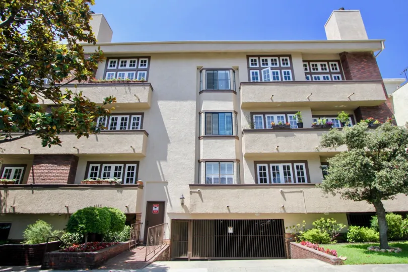 Gated and secure 3 story apartment complex with garage and ample outdoor space in beautiful Bentley Oaks, California
