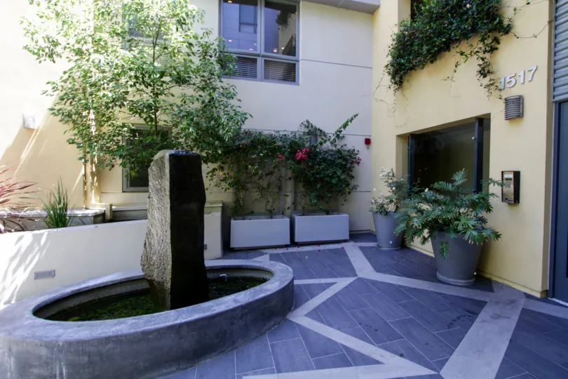 The entrance at Bentley Place