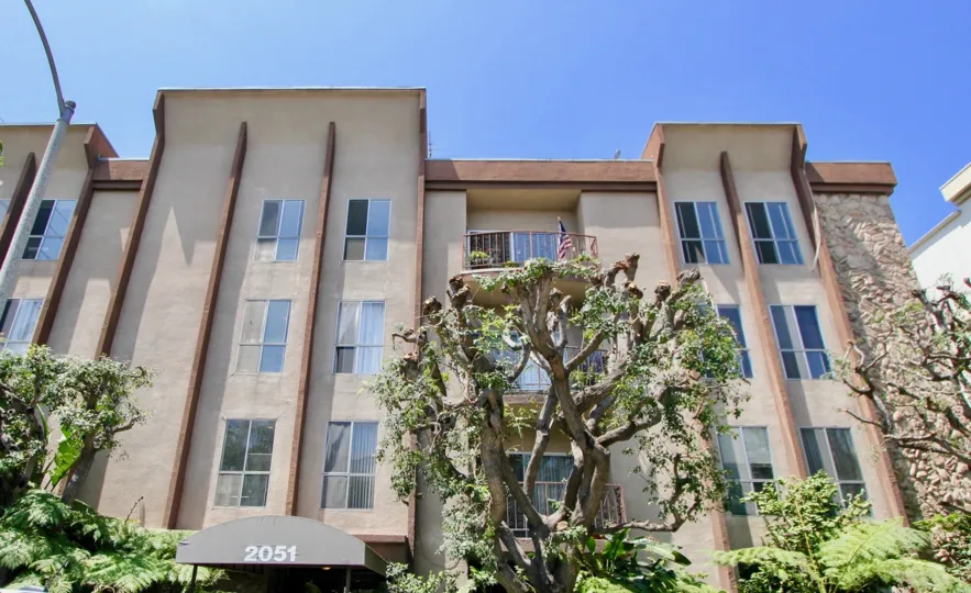 A spectacular view in the day at Bentley West in Westwood, CA