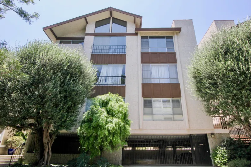 A beautiful day outside of the lovely Camden West community in Westwood, California.