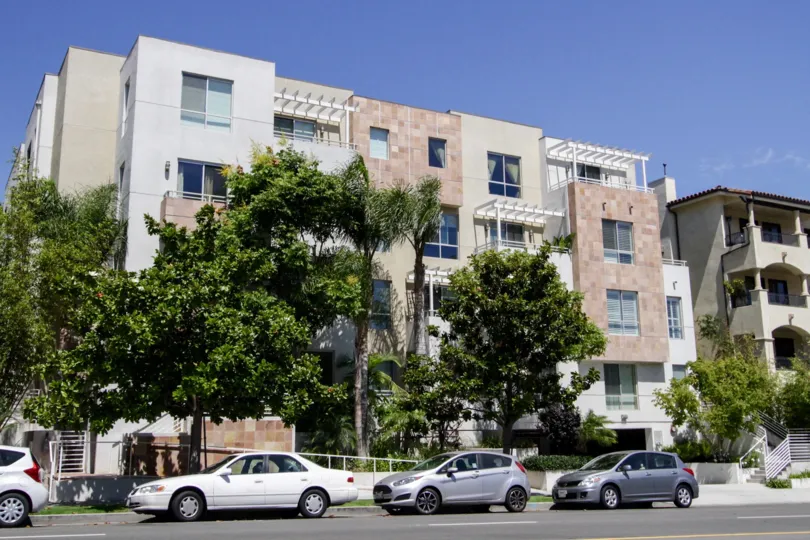 The Glen Court building in Westwood