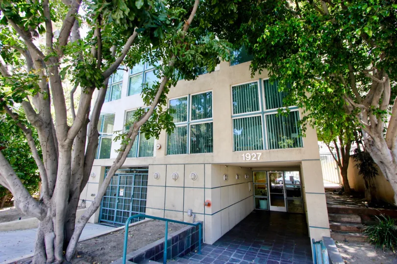 Feel the sunshine at Glendon Plaza, with plenty of trees for shade.