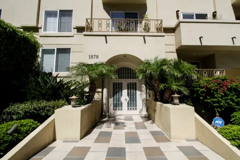 The entrance into Greenfield Garden in Westwood