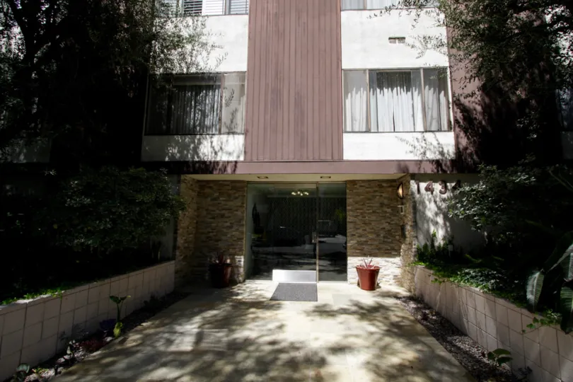 The entrance into Greenfield Manor in Westwood