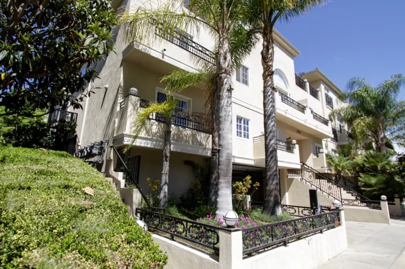 The balconise seen at Holmby Hill Townhomes