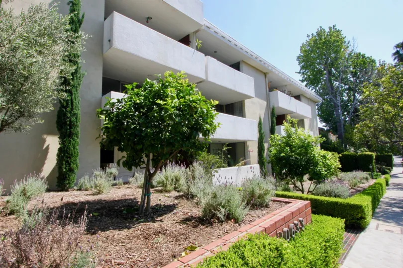 THE BUILDING IS KINNARD WESTWOOD IT IS OUT SIDE IN WONDERFUL TREES