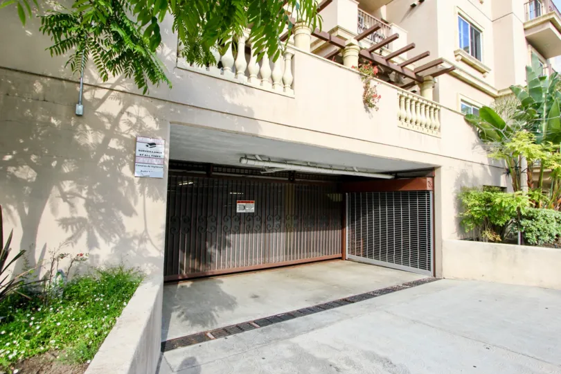 A residential community in Westwood, CA with a secured underground garage