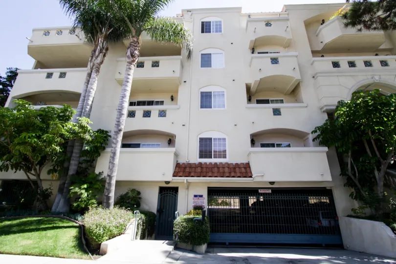 The Malcolm Villas building in Westwood
