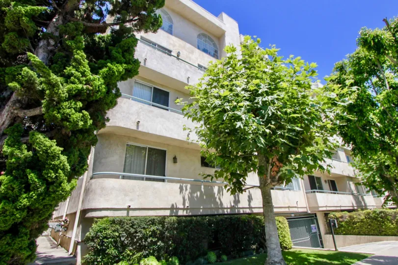 great walls of Midvale Court, Westwood, California