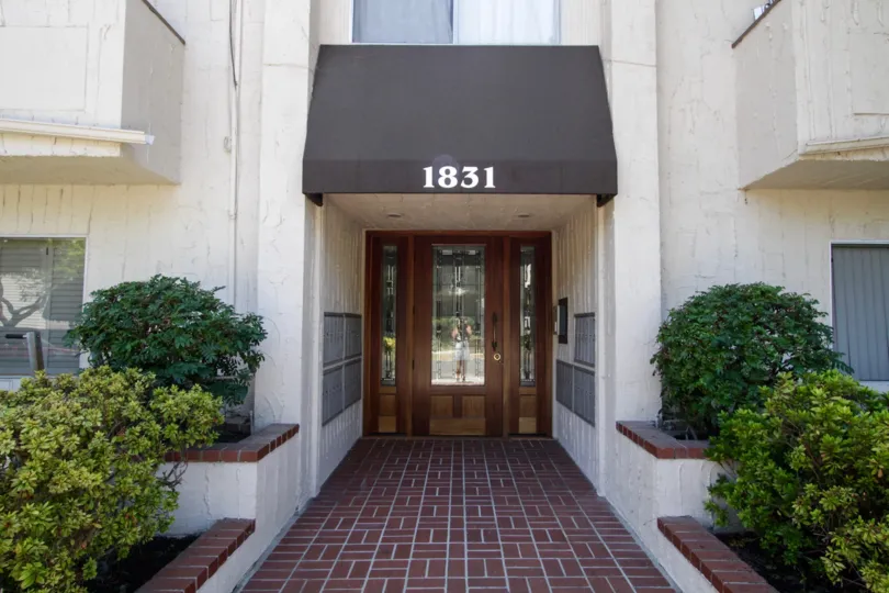 The entrance into the Prosser Terrace in Westwood