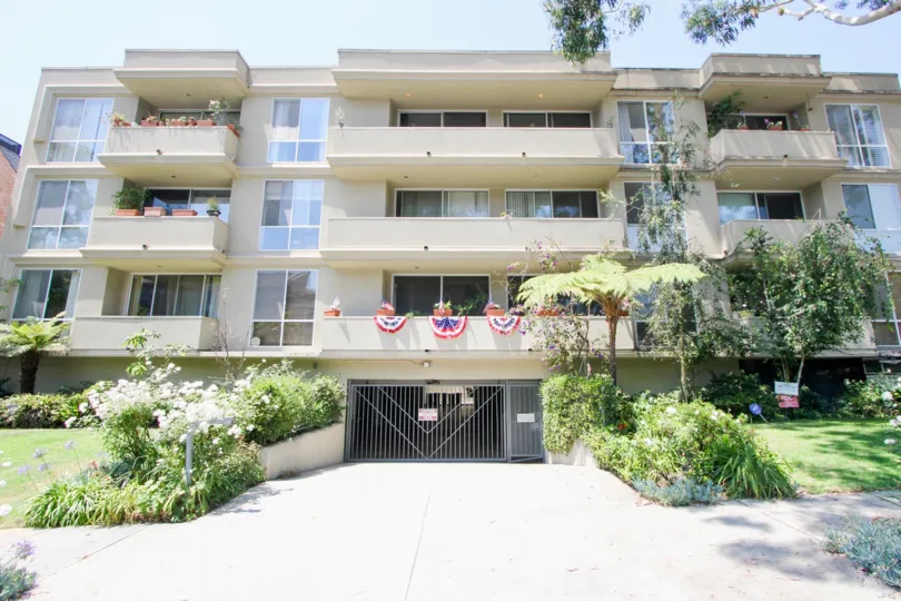 A sun-drenched retro living community in Westwood.