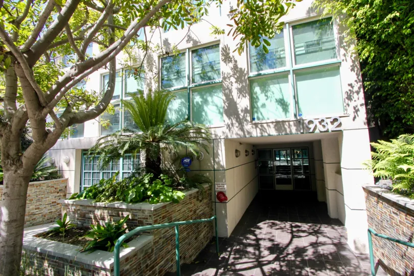 neat and classy 1932 building of the Selby Place, Westwood, California