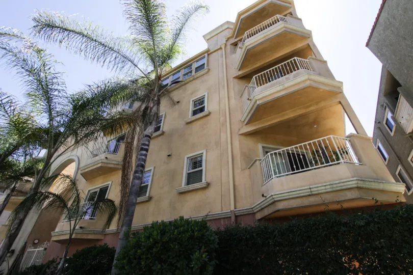 The balconies that are seen at The Blake